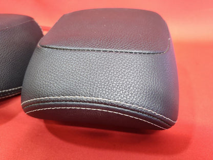 2012-2016 Subaru Crosstrek / Impreza FRONT Seat Headrest Black Leather SET