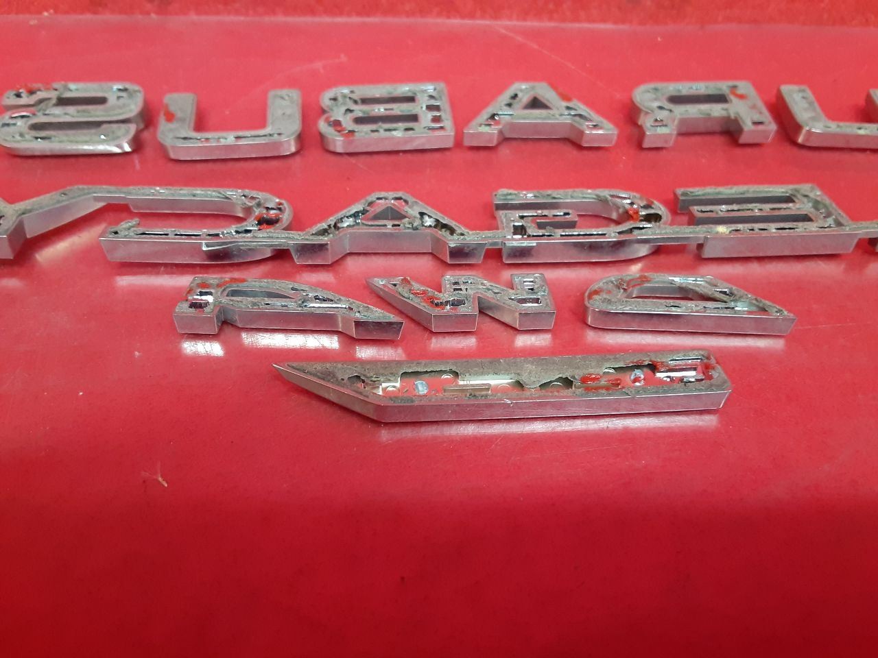 2015-2019 Subaru Legacy Sedan 2.5L H4 Symmetrical AWD Rear Emblem Badging Set