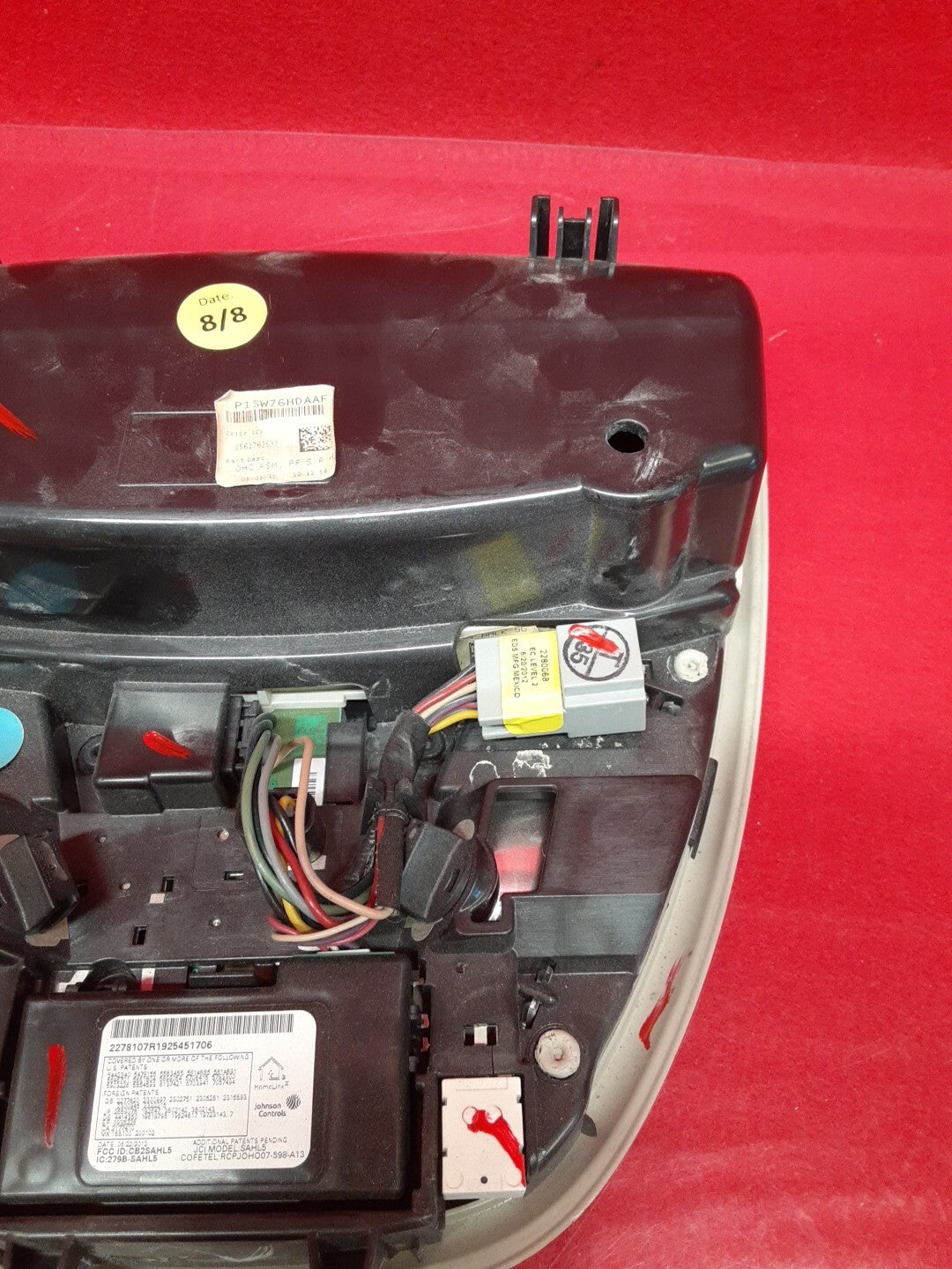 2013 2014 2015 2016 Dodge Dart Center Overhead MAP Console W / Sunroof Controls