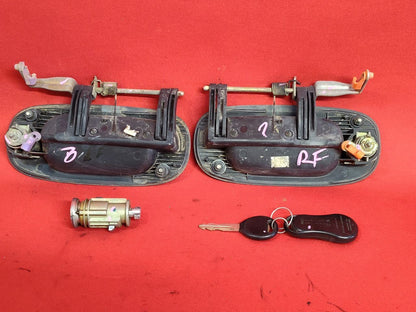2001 Dodge Dakota Durango Ignition Lock Cylinder Door Handle Tumbler Key Set