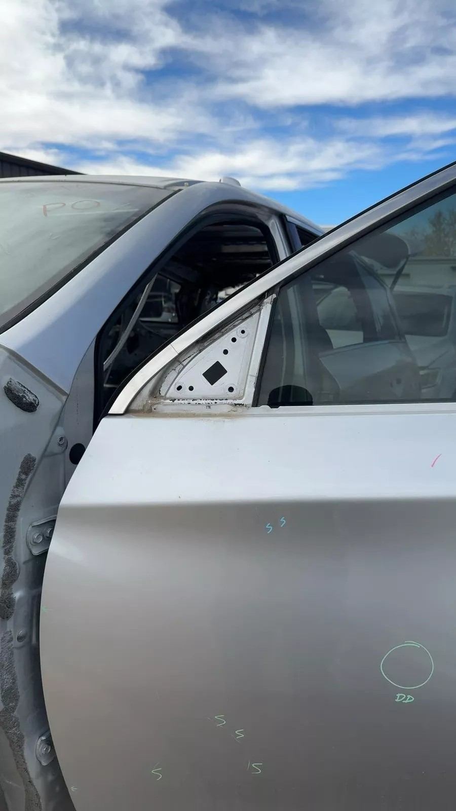 2013 Infiniti JX35 Front Left Driver Door K23 Brilliant Silver - Used Grade B