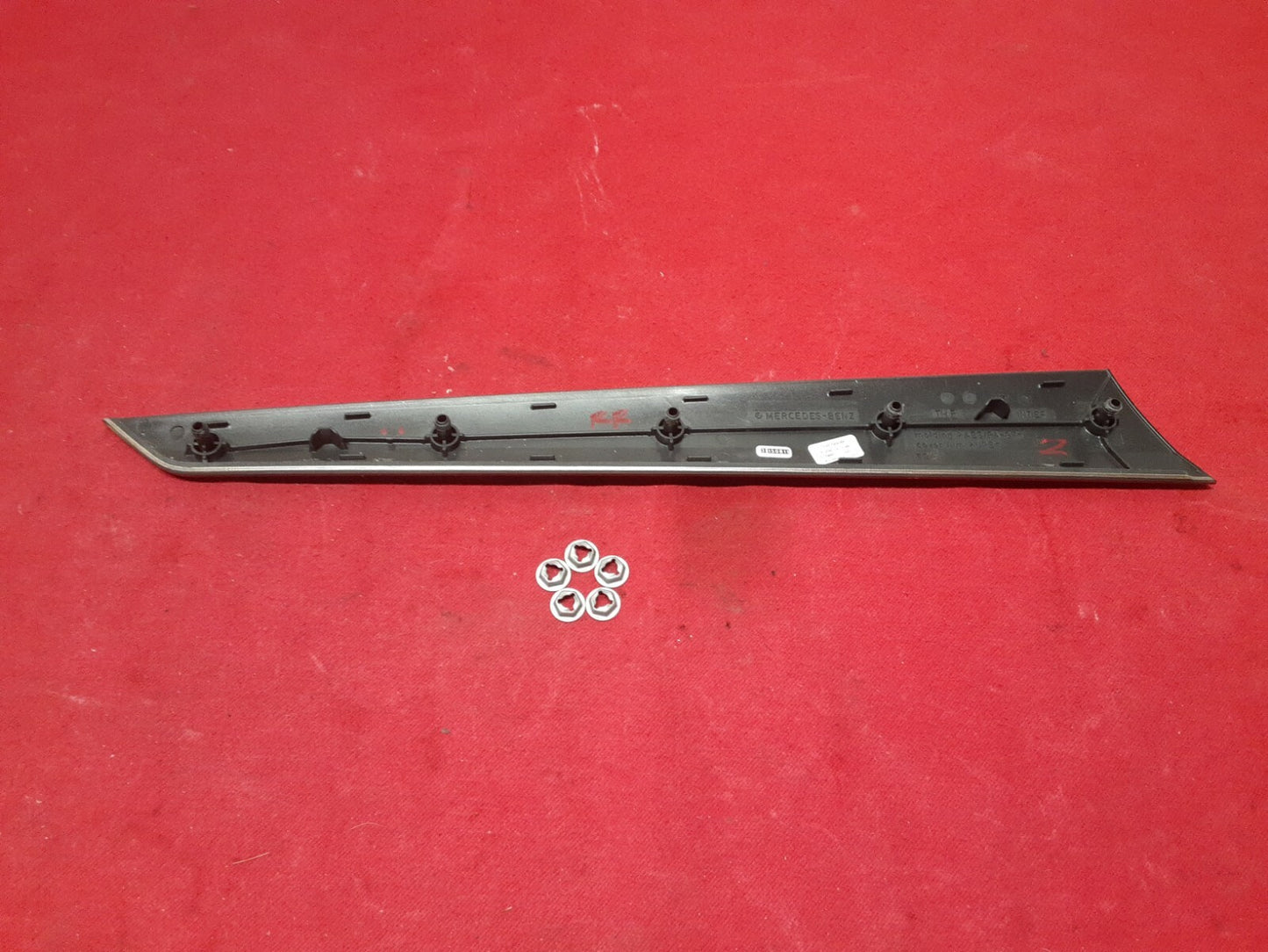 2012 2013 2014 Mercedes C250 C300 C350 RIGHT REAR Door Trim Molding Burr Walnut