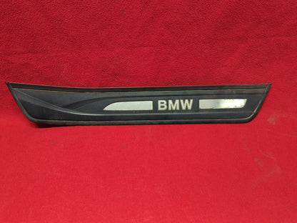 2010 - 2016 BMW 535i / 550i GT Passenger Rear Door Sill Scuff Plate - LIGHTED