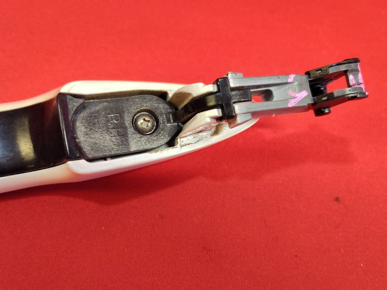 2007-2015 Lexus IS250 IS350 Rear Right Passenger Door Handle w/ Base White