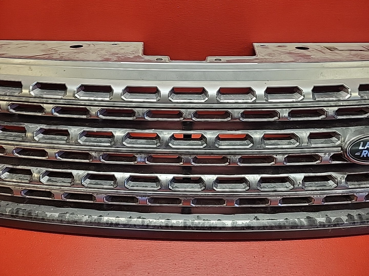 2013-2019 Land Rover Range Rover Front Upper Grille Silver LR077427