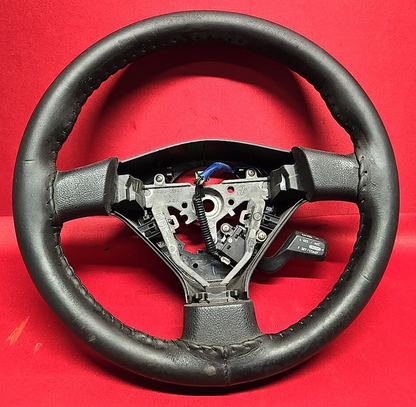 2005 2006 Saab 9-2x Steering Wheel Black Leather w/ Cruise 32010144