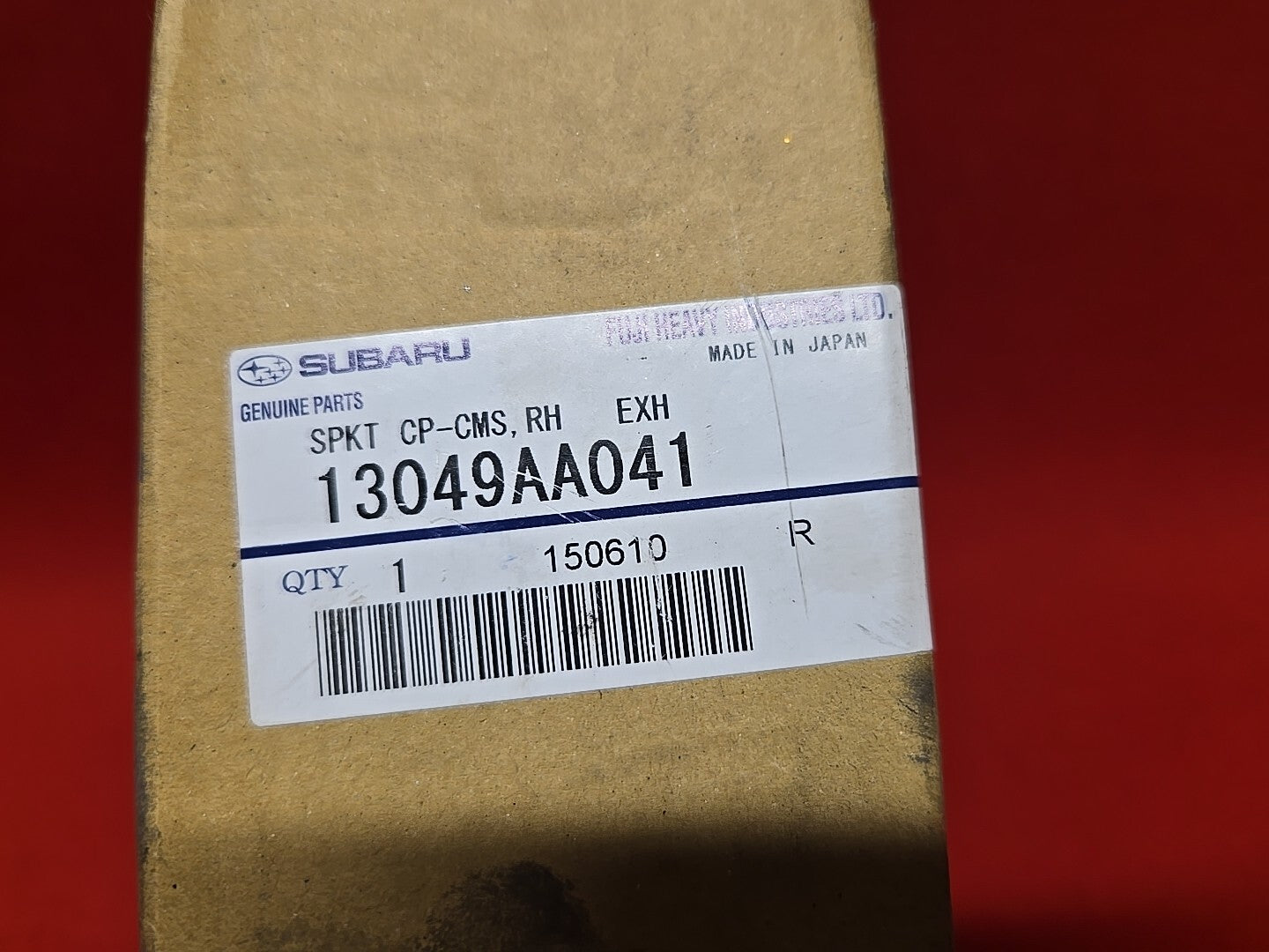 NEW OEM 2002 - 2014 Subaru RIGHT H4 Engine Exhaust Camshaft Gear Sprocket