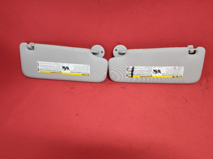 2013-2016 Chevy Spark + EV Sun Visor Shade Left Right Set Light Titanium Grey
