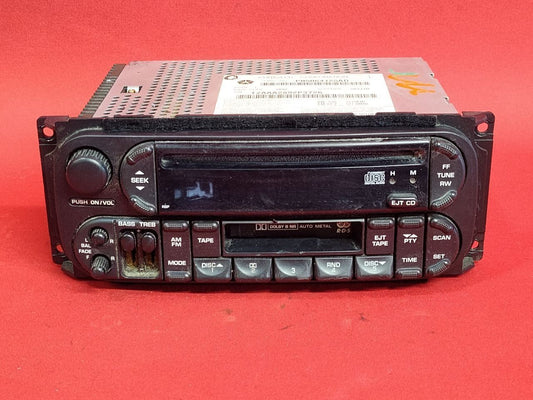 2003-2007 Chrysler Dodge Jeep Radio Stereo Receiver 05064125AD Faceplate RBP