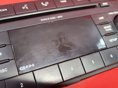 2007-2009 Dodge Chrysler Jeep Radio Stereo Head Unit Single Disc MP3 Player