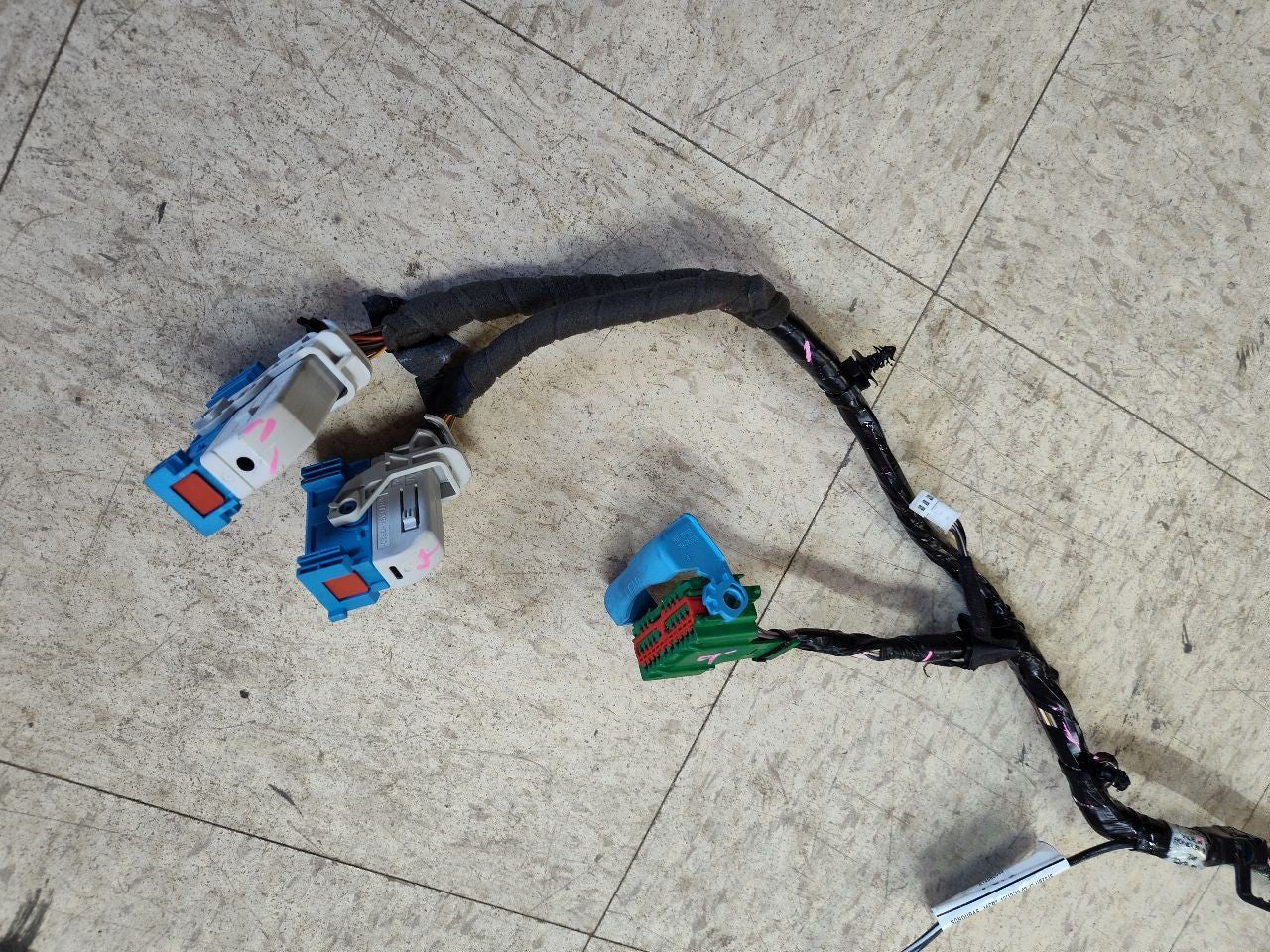 2013 Ford Focus ELECTRIC EV Instrument Panel Dash Wiring Harness w/ HID Lamps
