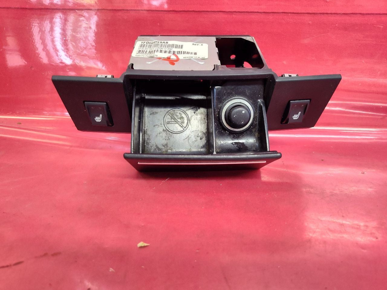 2008-2010 Dodge Charger Chrysler 300 Ash Try Heated Seat Switches Panel Black