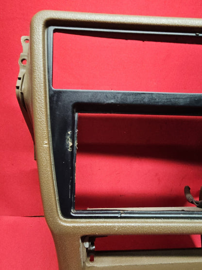 1986 1987 1988 1989 Toyota Celica Dash Radio Climate Bezel Surround Trim Brown