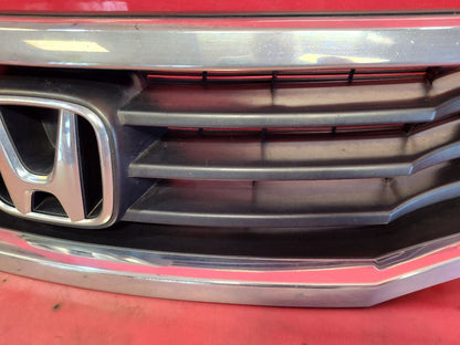2008-2010 Honda Accord Front Bumper Grille Assembly w/ Emblem Chrome Trim