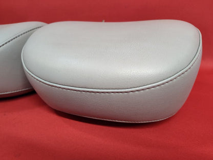 2009-2016 Chevrolet Impala FRONT Seat Headrest Set Light Titanium Grey Leather