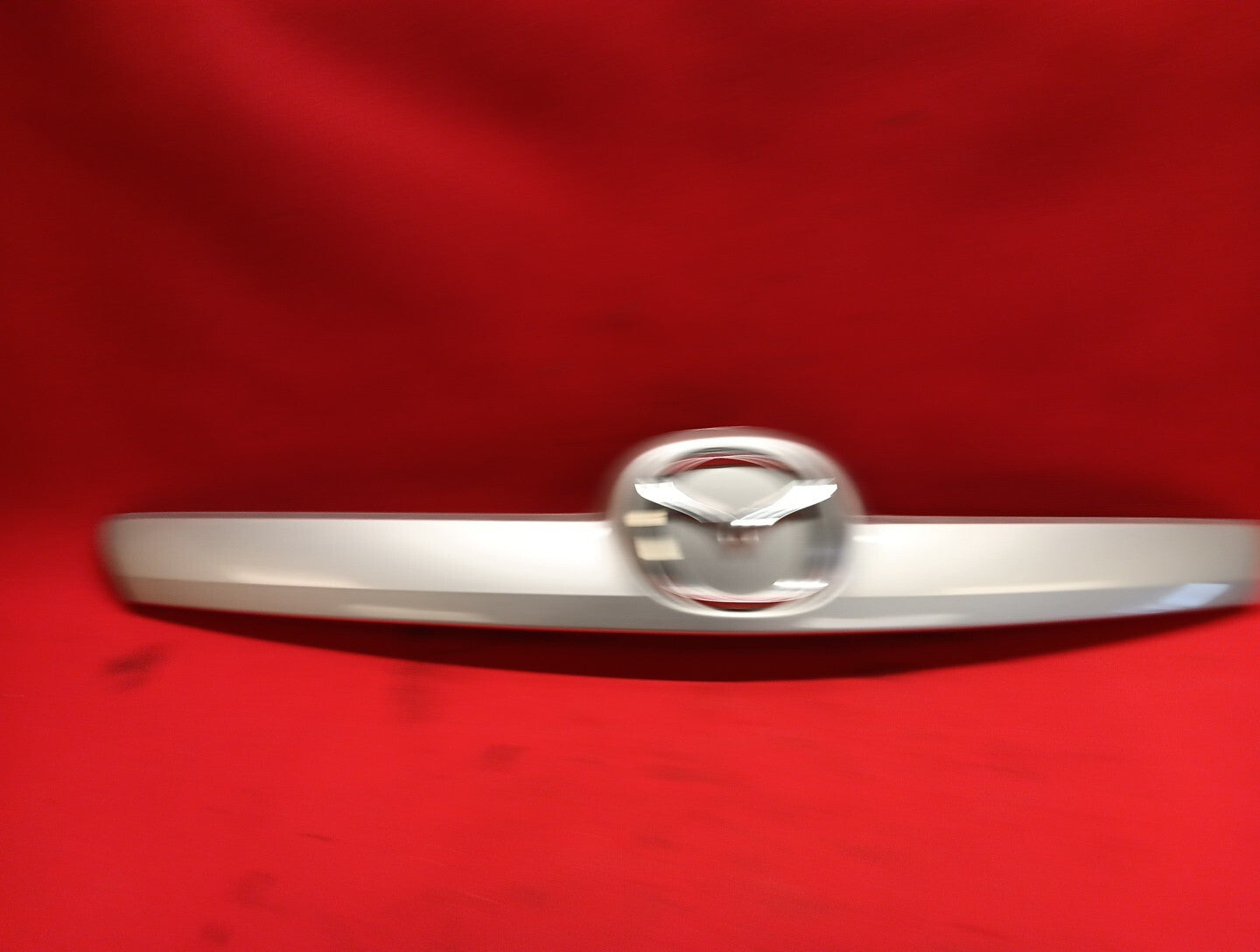 2009 - 2013 Mazda Mazda6 Trunk Deck Lid Emblem Molding Trim Handle Ingot Silver