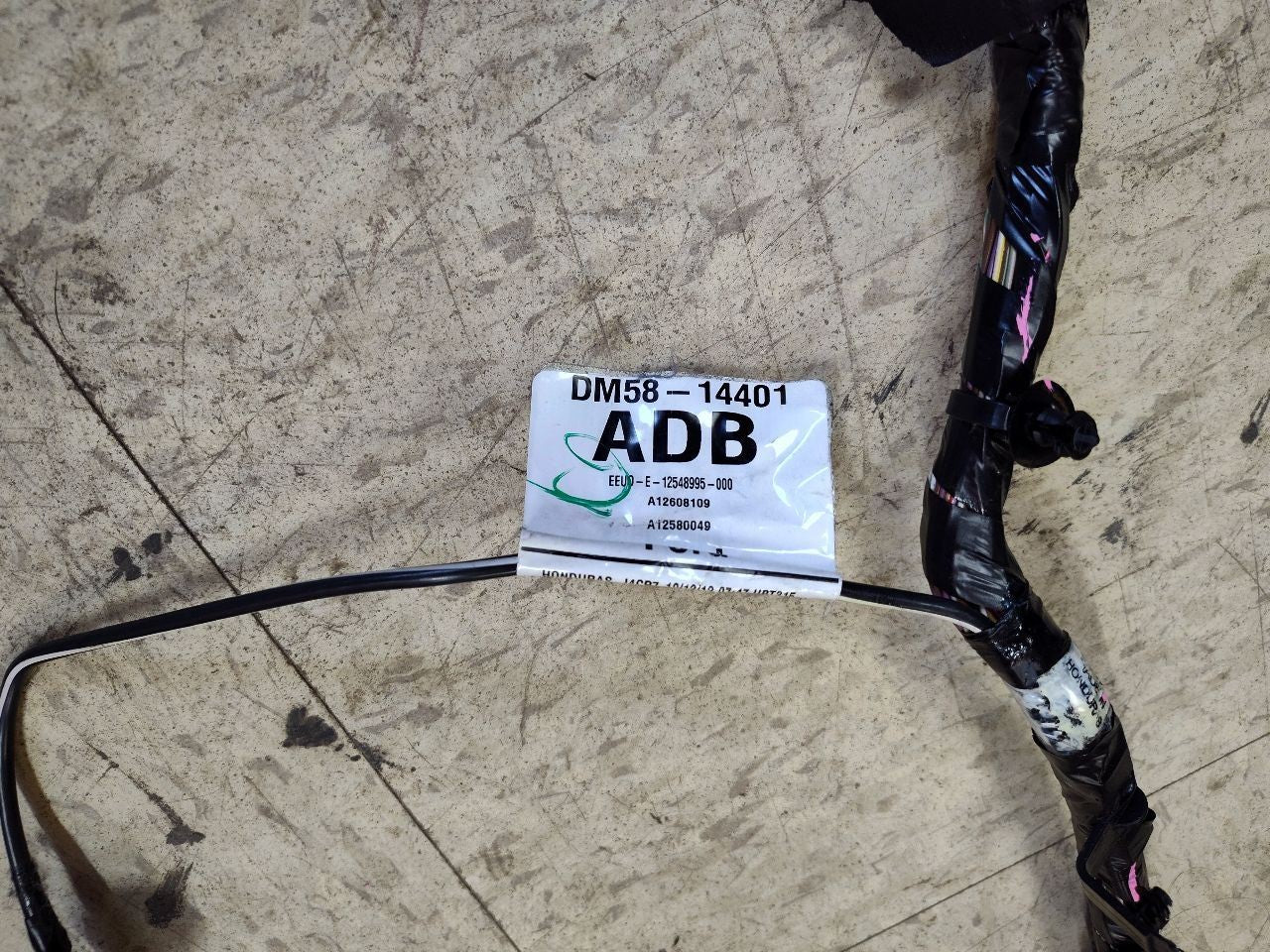 2013 Ford Focus ELECTRIC EV Instrument Panel Dash Wiring Harness w/ HID Lamps