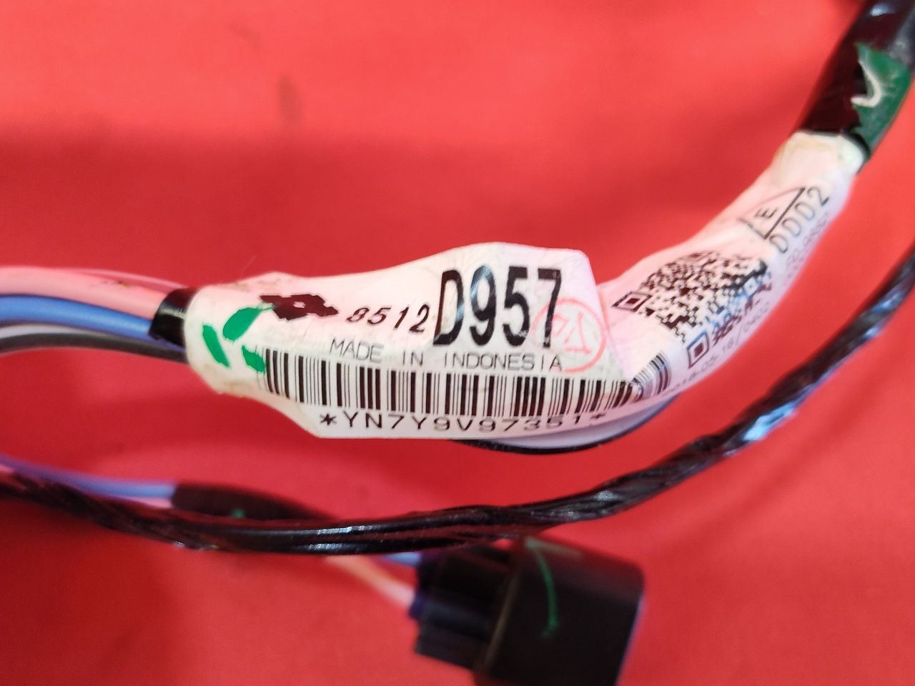 2018-2025 Mitsubishi Eclipse Cross REAR LEFT DRIVER Door Wiring Harness