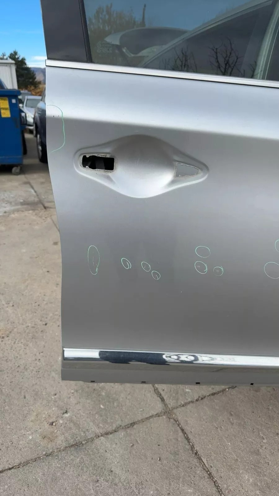 2013 Infiniti JX35 Front Right Passenger Door K23 Brilliant Silver - Grade B