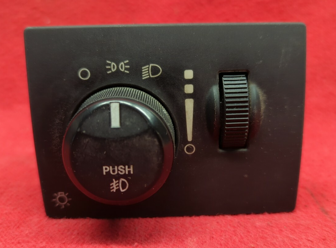 2005 - 2011 Mopar Dodge Chrysler Headlight Lamp Switch Bezel Dimmer W/ FOG PUSH