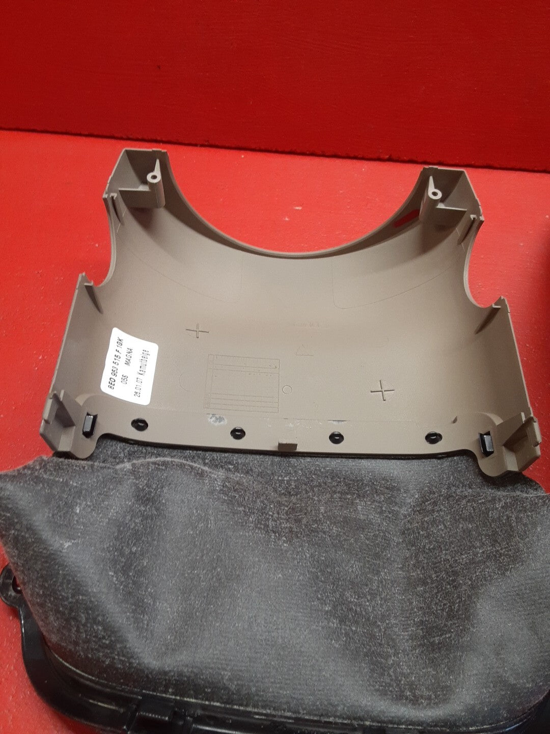 2002-2009 Audi A4 Quattro S4 RS4 Steering Column Cover Shroud Upper Lower Beige