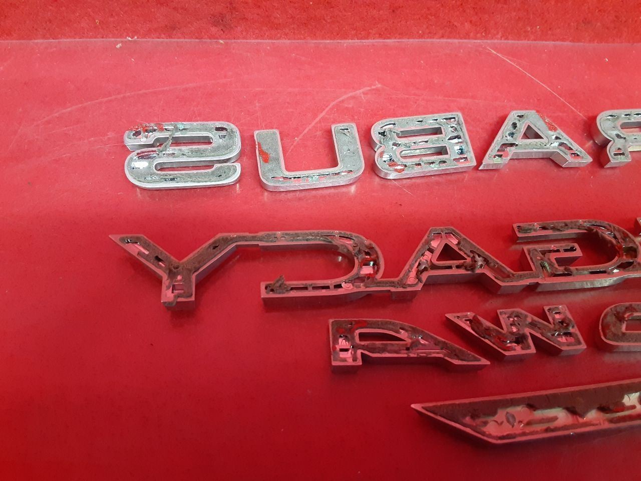 2015-2019 Subaru Legacy Sedan 2.5L H4 Symmetrical AWD Rear Emblem Badging Set