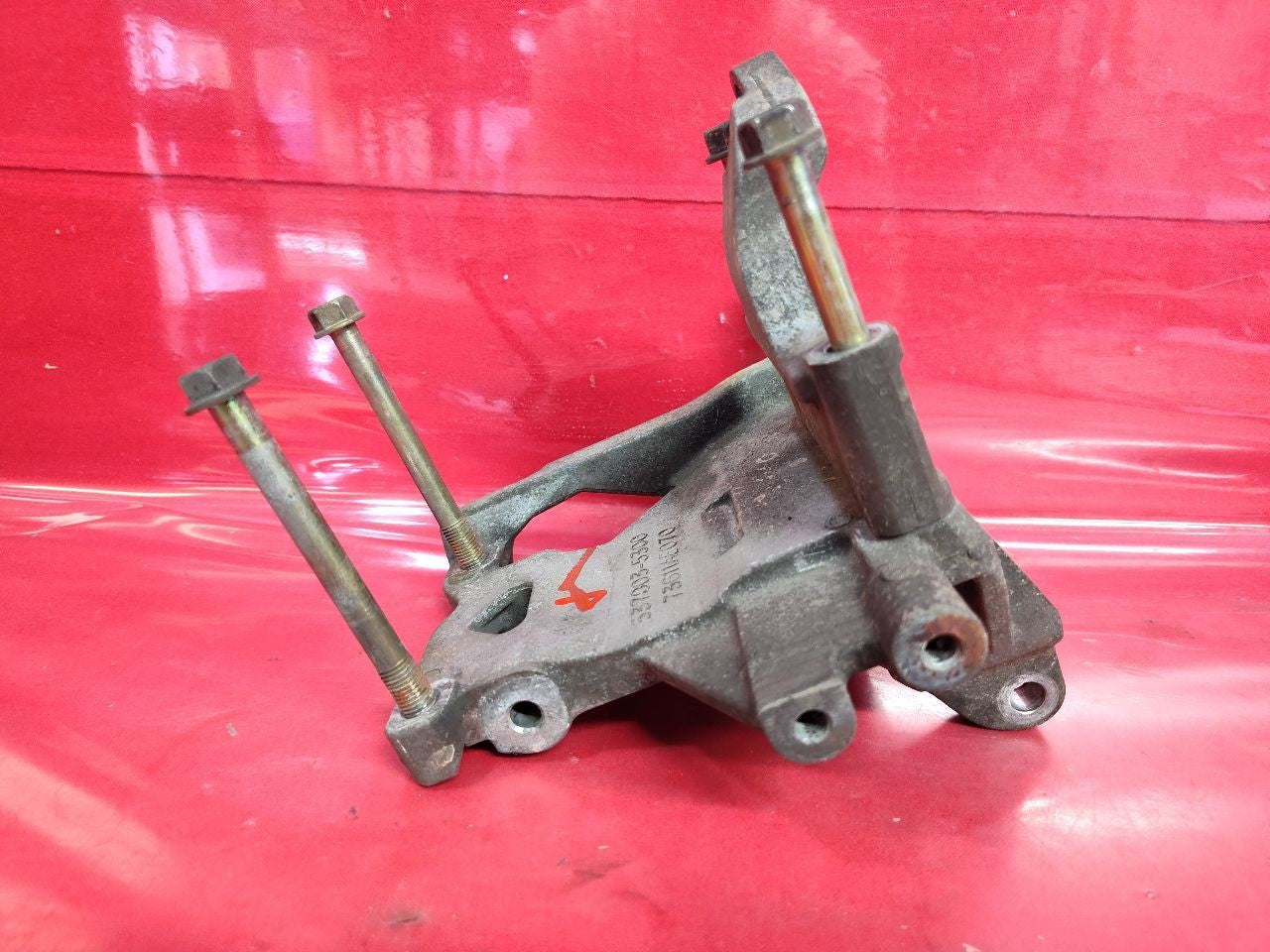 2002-2004 Subaru 2.4L H4 A/C Compressor Bracket Brace Support w/ Bolts Set