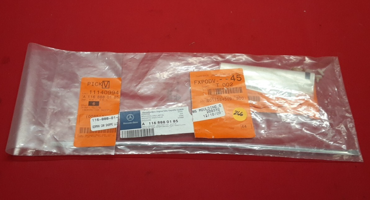 BRAND NEW OEM 1954-1993 Mercedes-Benz Chrome Grille Metal Moulding