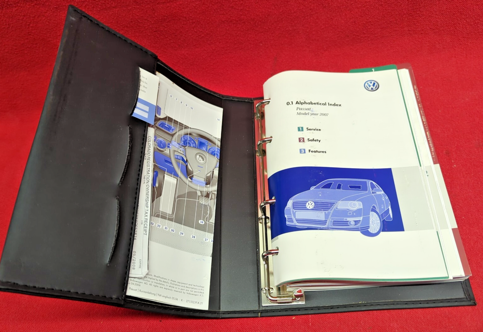 2007 VW Volkswagen Passat Owner Manual Binder Booklet Set 2.0L L4