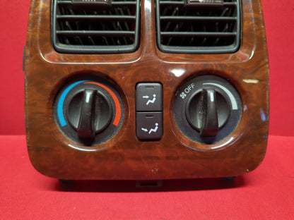 2001 - 2006 Acura MDX Center Console REAR Hvac Climate Air Vent Woodgrain Bezel