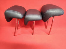 2008-2014 Subaru Tribeca REAR 2nd Second Row Headrest Set Black Leather