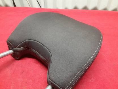 2006 2007 2008 Volvo S40 FRONT LEFT DRIVER Headrest Cloth Black Gray Stitch