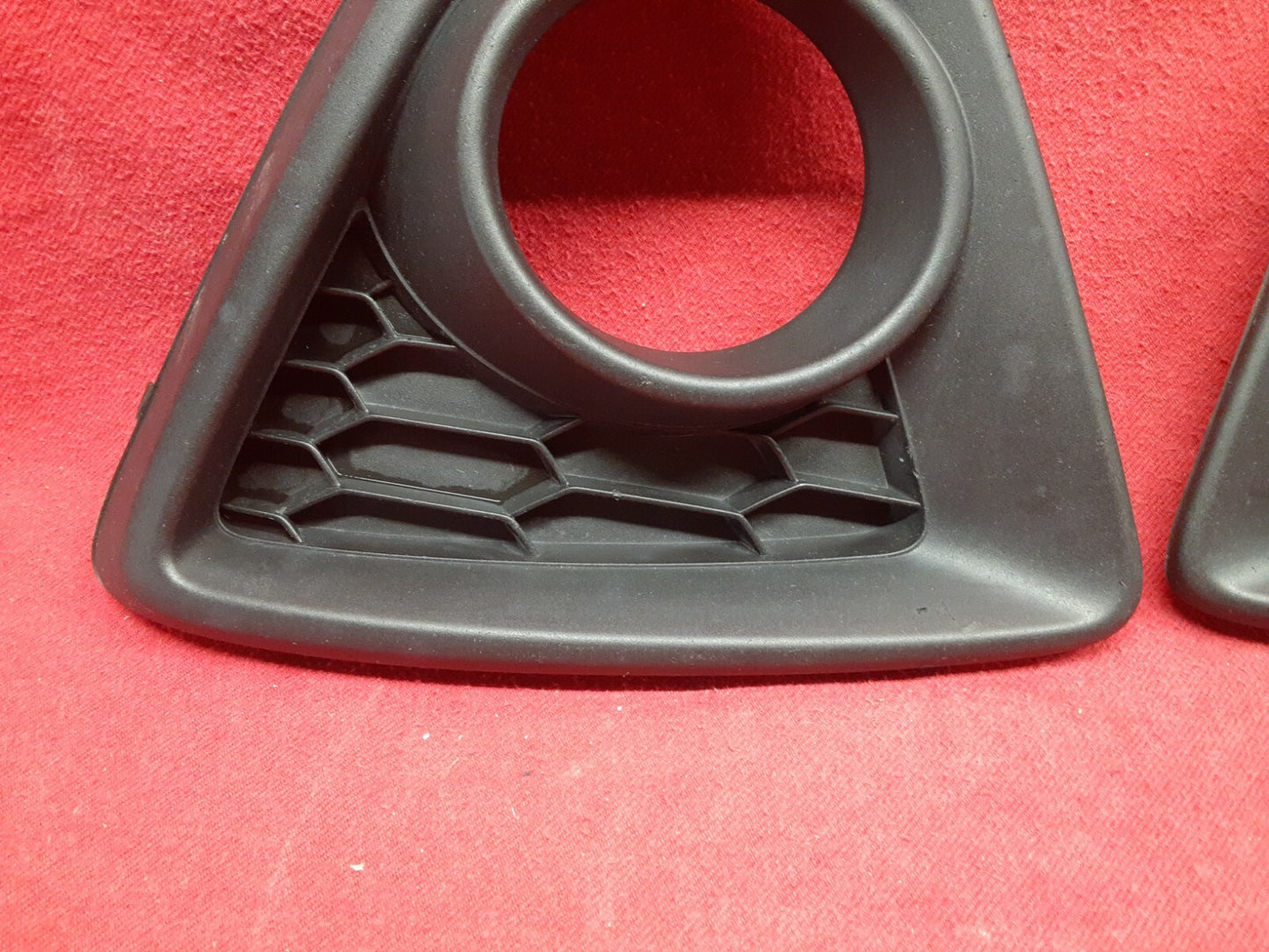 2013 2014 2015 Mazda CX-5 Front Bumper Fog Light Trim Bezel Honeycomb Black SET
