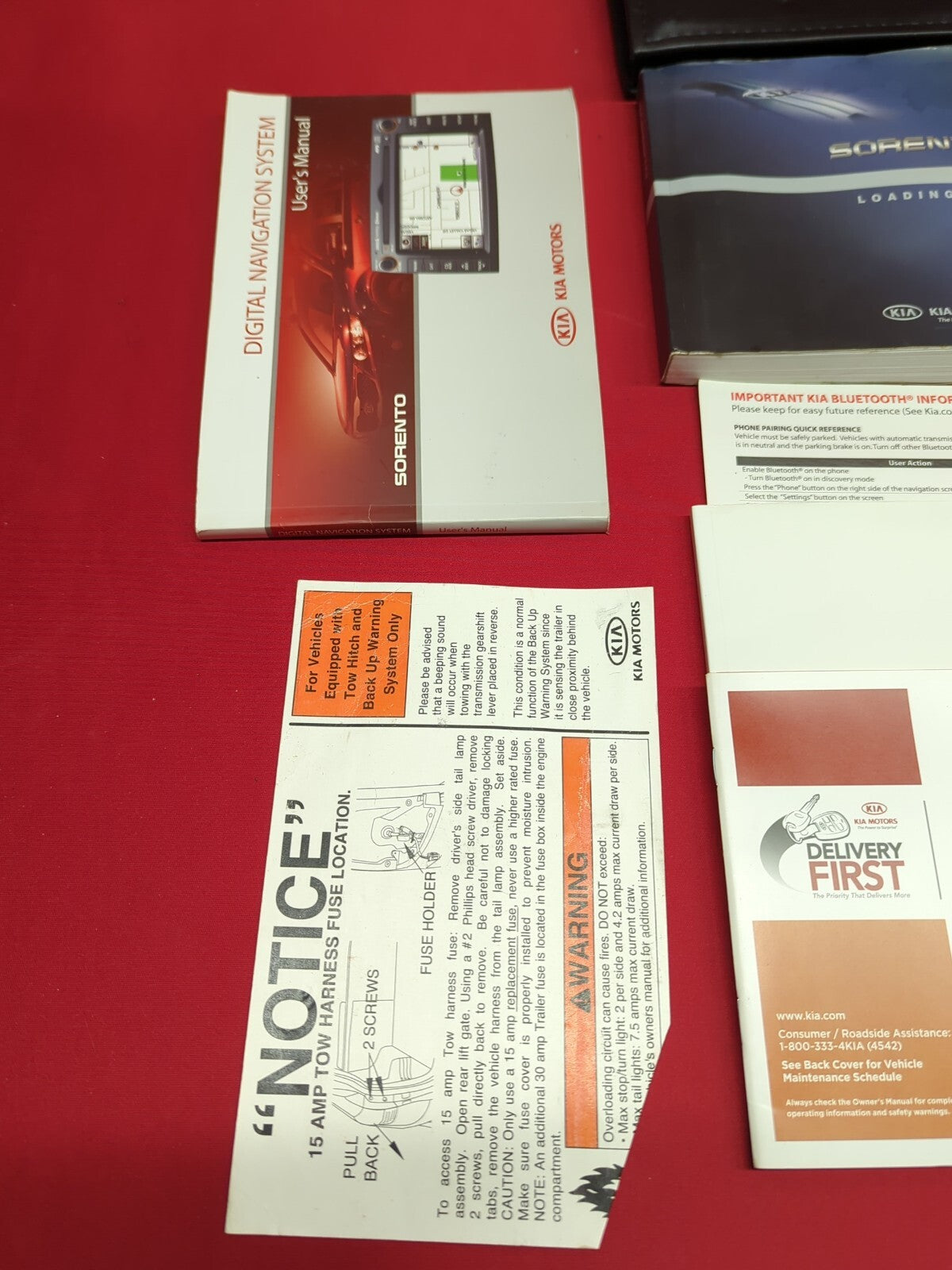 2011 Kia Sorento Owner Manual Reference Guide Booklet Set A2PO-EU04D