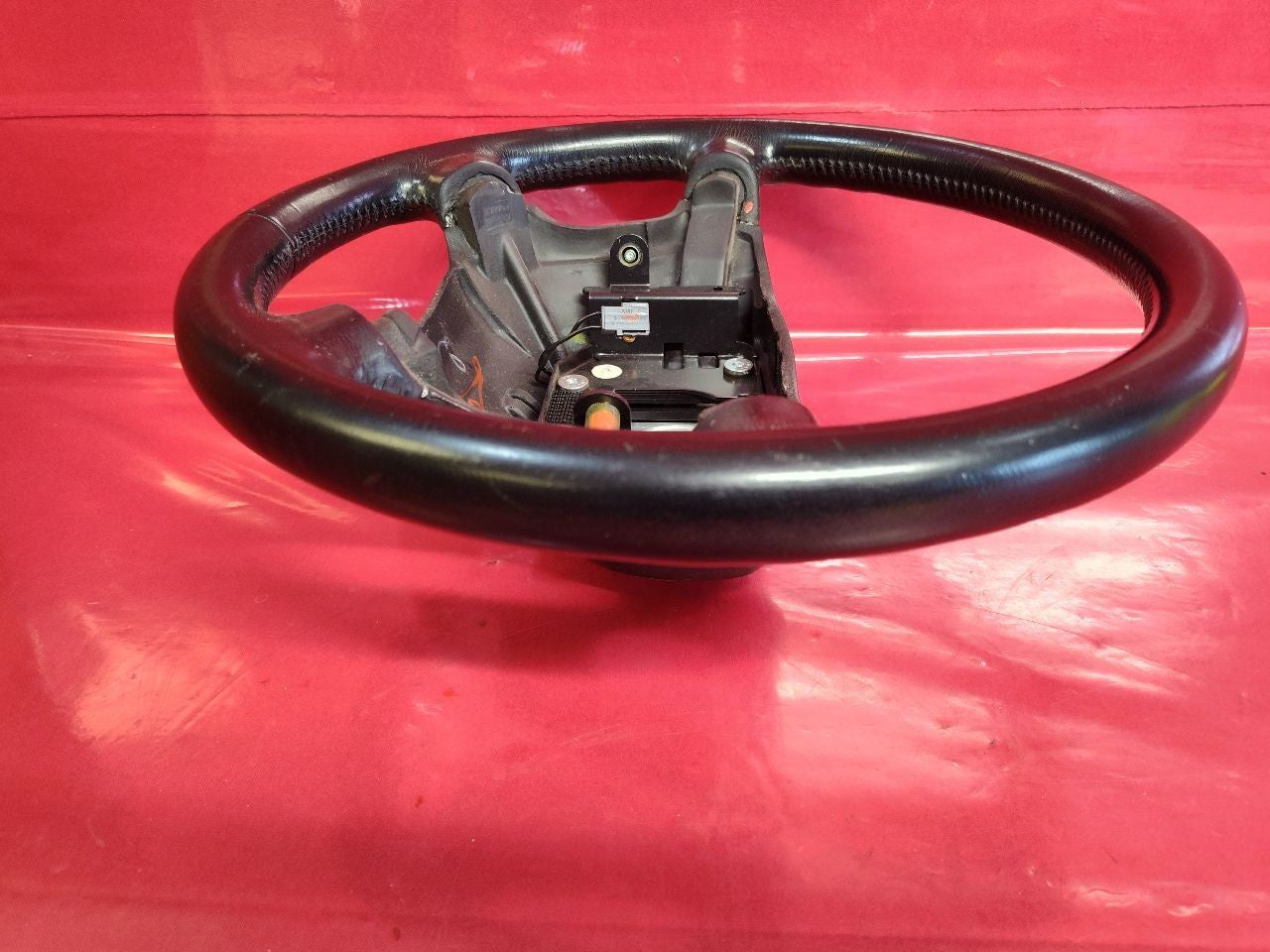 1999 2000 2001 2002 2003 Saab 9-5 Black Leather Steering Wheel 4532255 