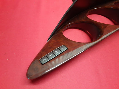 2006 - 2011 Buick Lucerne Speedometer Cluster Bezel Trim Woodgrain 25769507