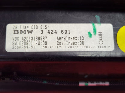2004-2007 BMW X3 Pop Up GPS Navigation Display Screen Info Monitor 3424691