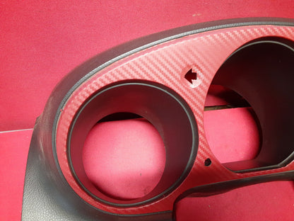 2002 Nissan Altima Speedometer Cluster Dash Trim Bezel RED CARBON 68240-8J001