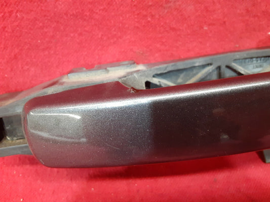 2004 - 2008 Nissan Maxima Rear Left / Driver Side Door Handle - Smoke Metallic