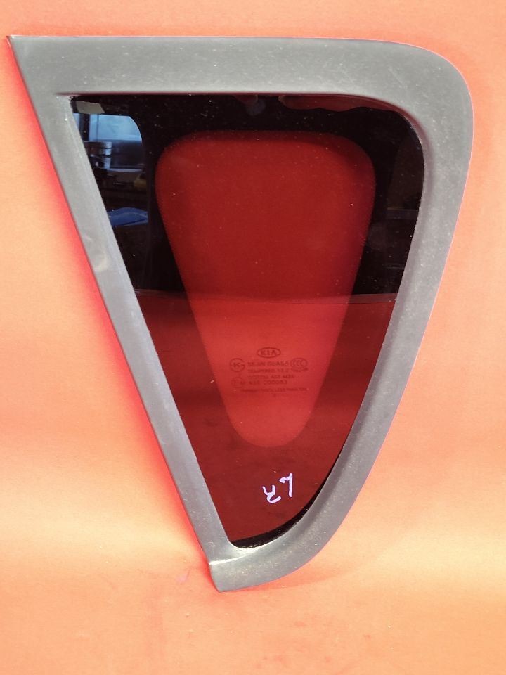 2010 2011 2012 2013 Kia Soul -70% Left Driver Rear Quarter Glass 87810-2K020
