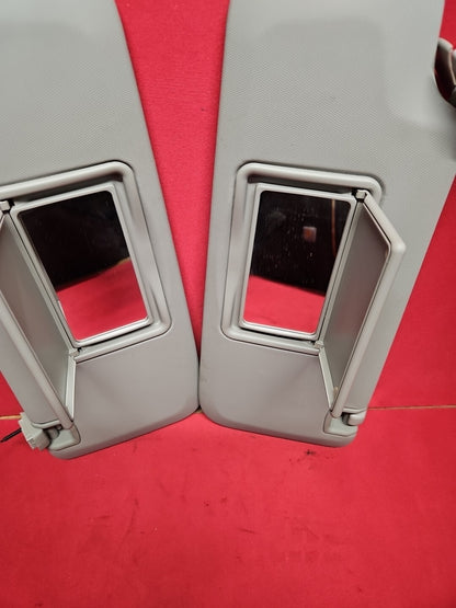 2011 - 2016 Chevy Chevrolet Cruze Light Titanium Sun Visor Shade Left Right SET