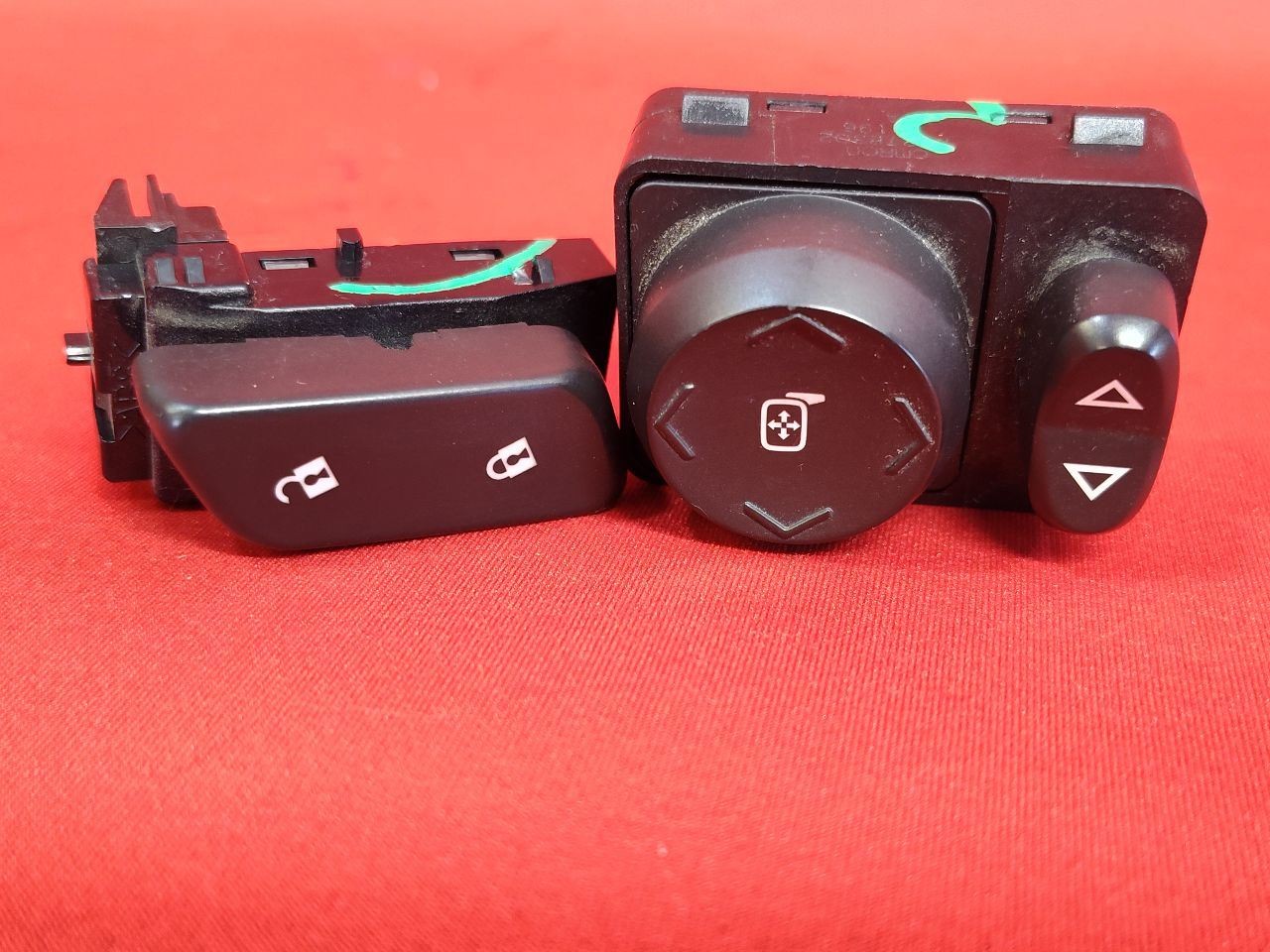 2009-2017 Chevy Traverse Master Window Mirror Door Lock Switch SET Blue Lagoon