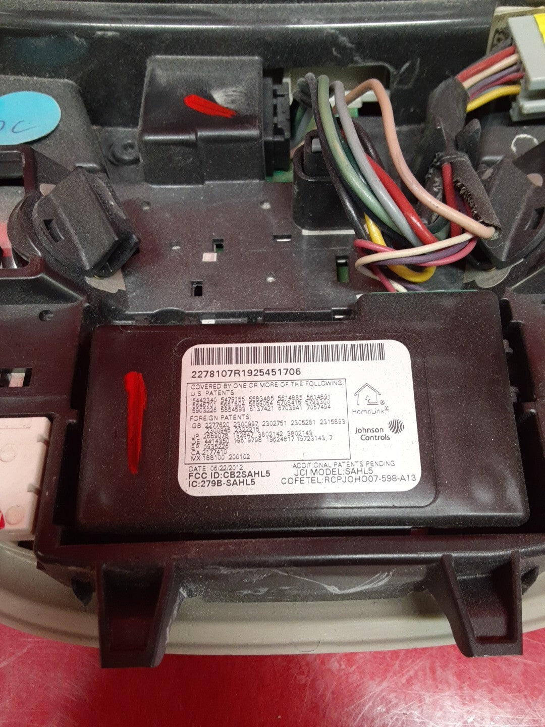 2013 2014 2015 2016 Dodge Dart Center Overhead MAP Console W / Sunroof Controls