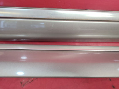 2000-2004 Chevy Suburban Front Rear Door Moulding Trim SET 382E Pewter Metallic