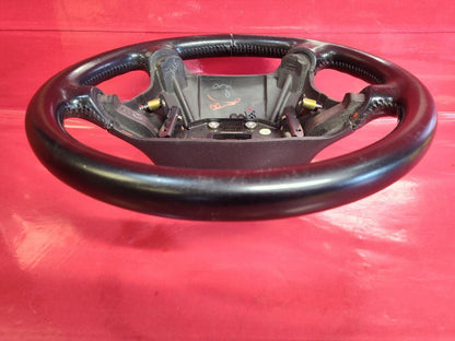 1999 2000 2001 2002 2003 Saab 9-5 Black Leather Steering Wheel 4532255 