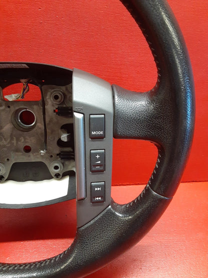 2005-2009 Land Rover LR3 Steering Wheel Black Leather w/ Cruise LR017035