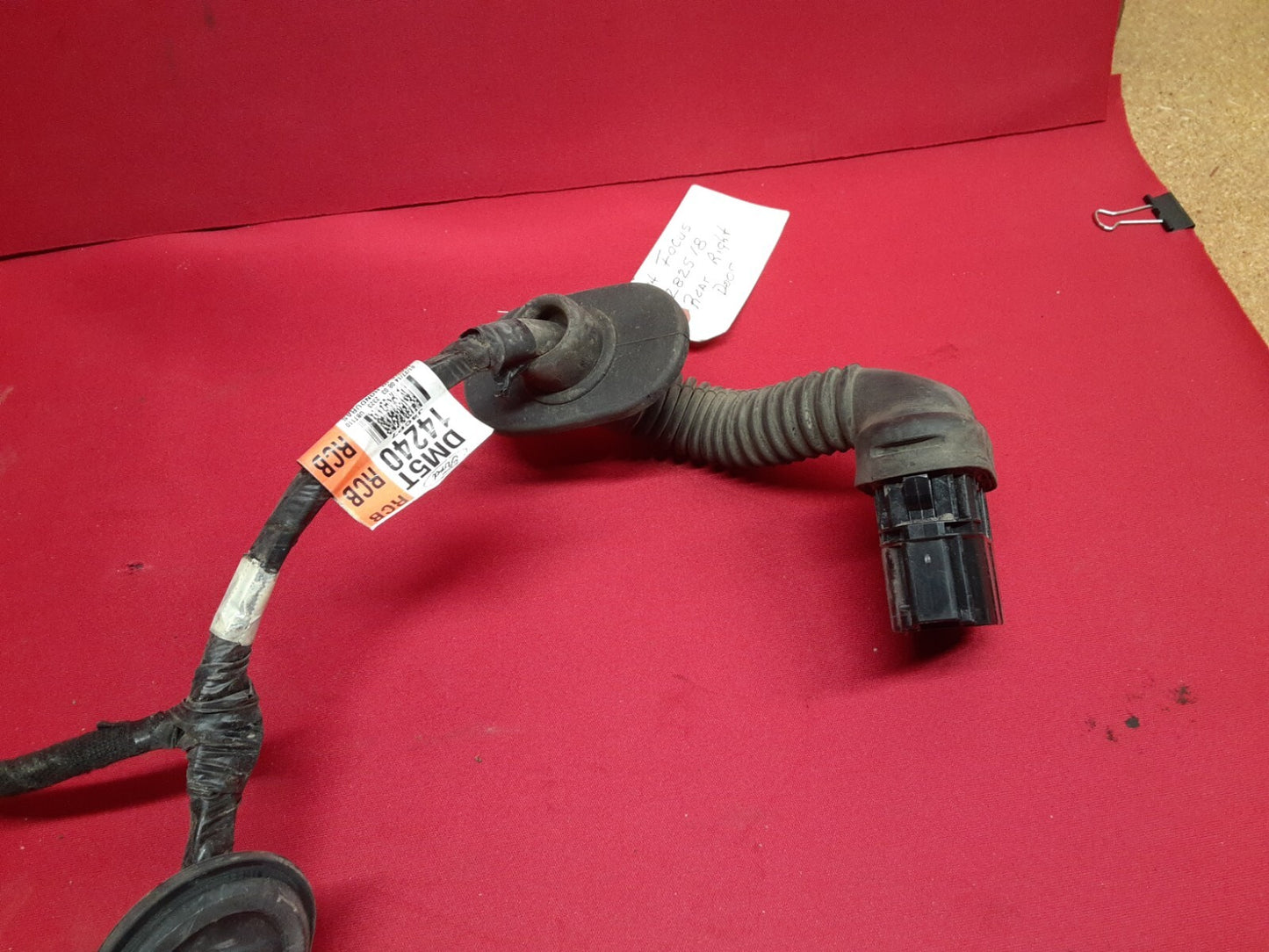2014 Ford Focus REAR RIGHT PASSENGER Door Wiring Harness Loom DM5T-14240-RCB