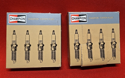 Champion Copper Plus Ignition Spark Plugs 2 Boxes (SET OF 8) REC12MCC4