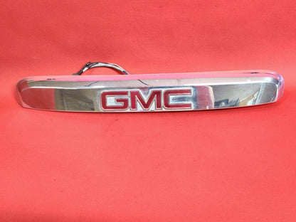 2009-2017 GMC Acadia Liftgate Hatch License Handle Chrome Trim + Rearview Camera