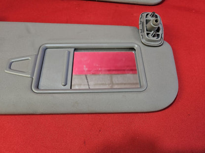 2011-2015 Kia Sorento Sun Visor Shade Set Basic Mirror Gray Vinyl w/ Clips